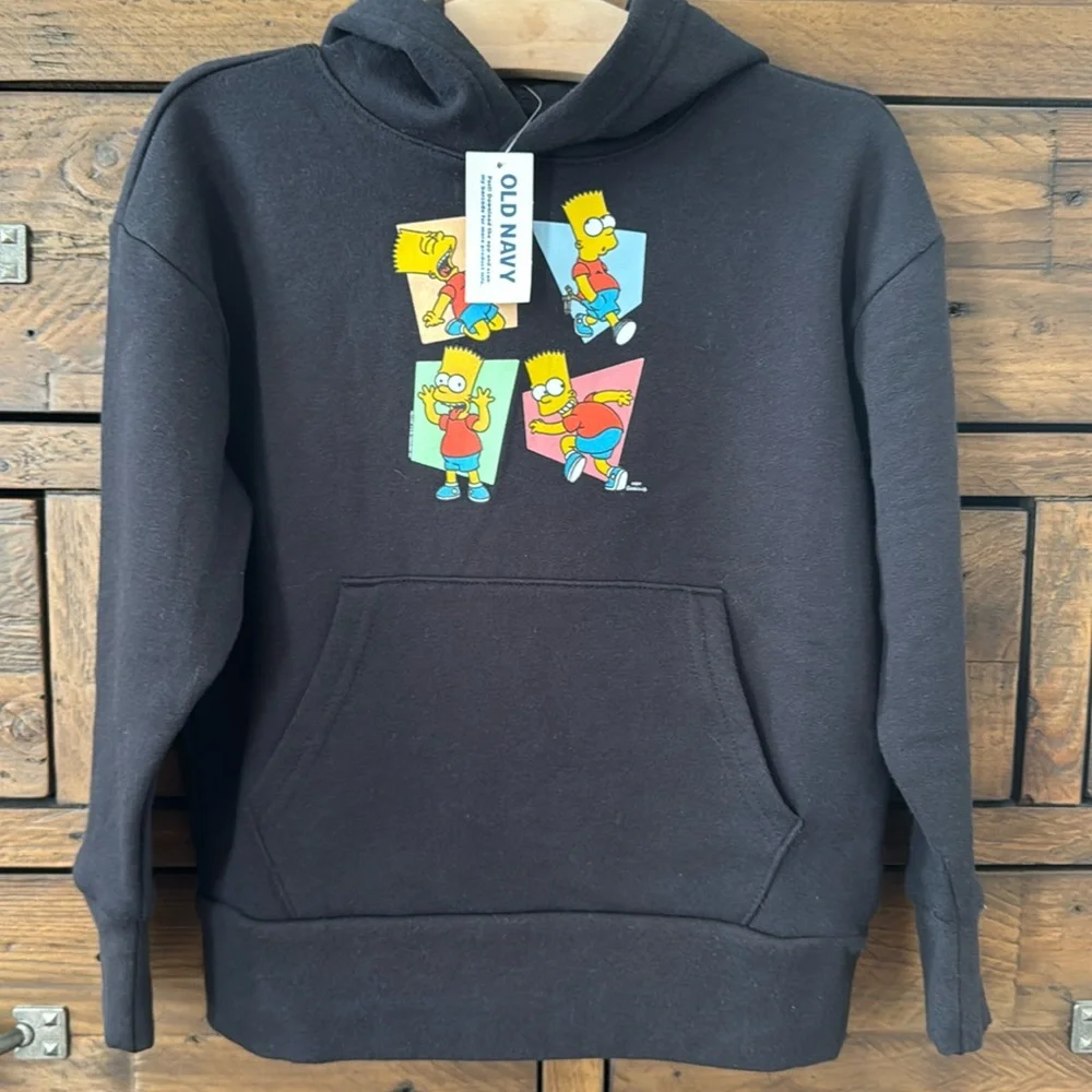 The Simpsons - Bart Simpson Toddler Hoodie in Black